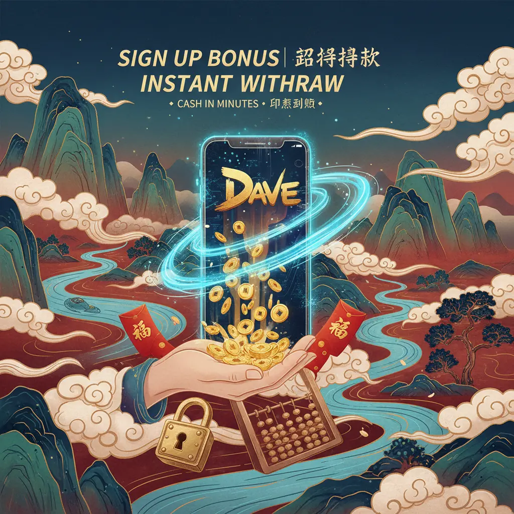 sign up bonus instant withdraw - Dave